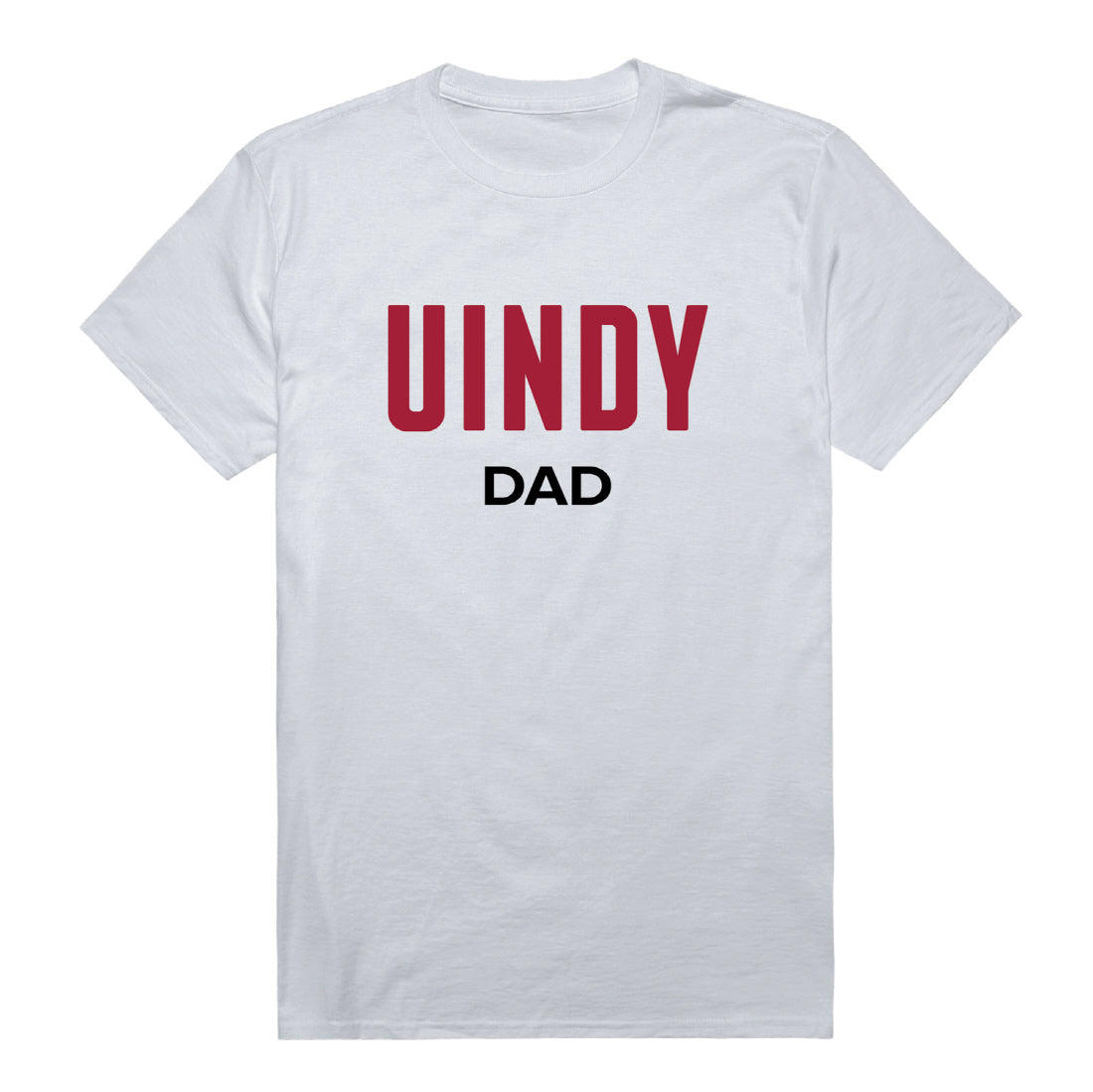 University of Indianapolis Greyhounds Dad Tee T-Shirt - Cardinal, Small