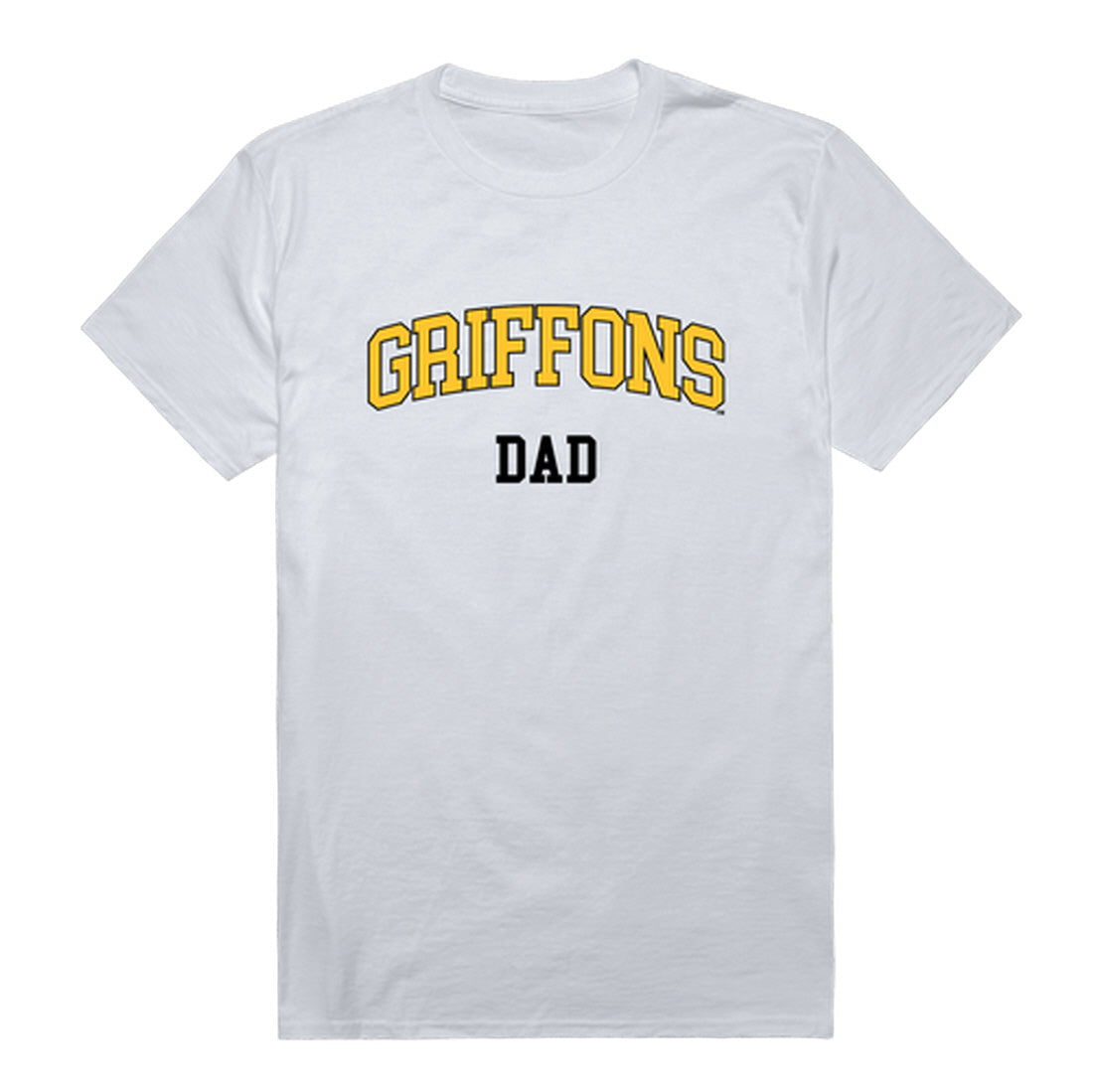 Missouri Western State University Griffons Dad Tee T-Shirt - Gold, Small