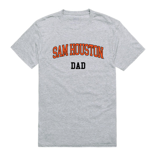 Sam Houston State University Bearkats Dad Tee T-Shirt - Heather Grey, Small