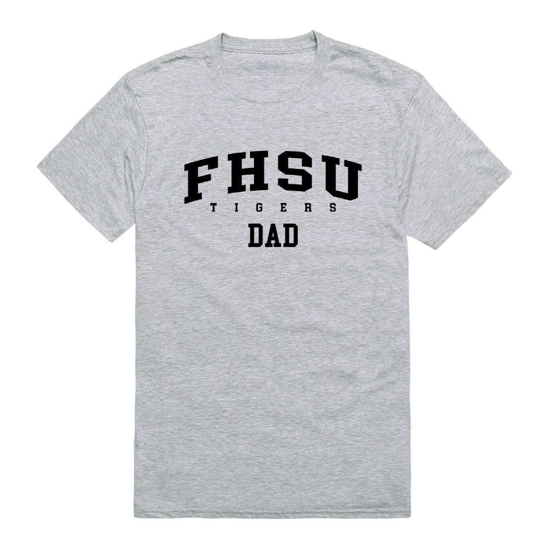 Fort Hays State University Tigers Dad Tee T-Shirt - Black, Small