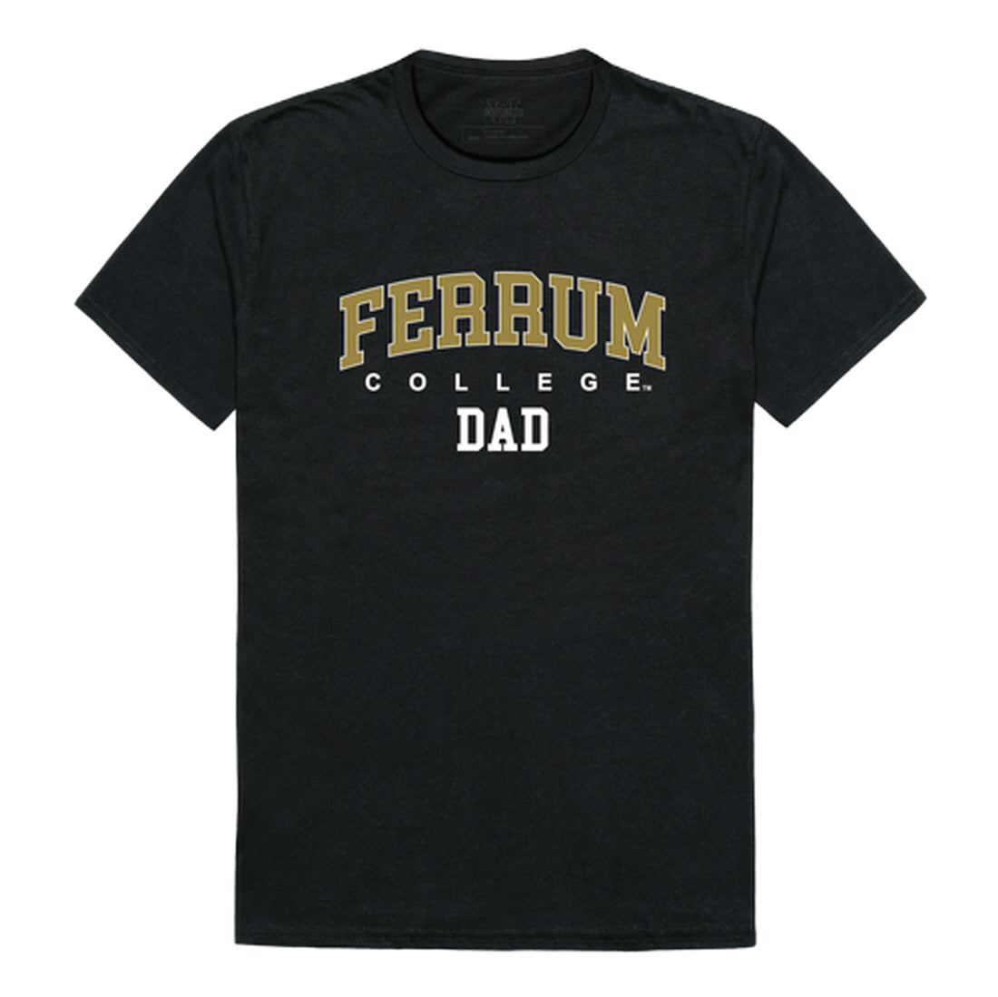 Ferrum College Panthers Dad Tee T-Shirt - Black, Small