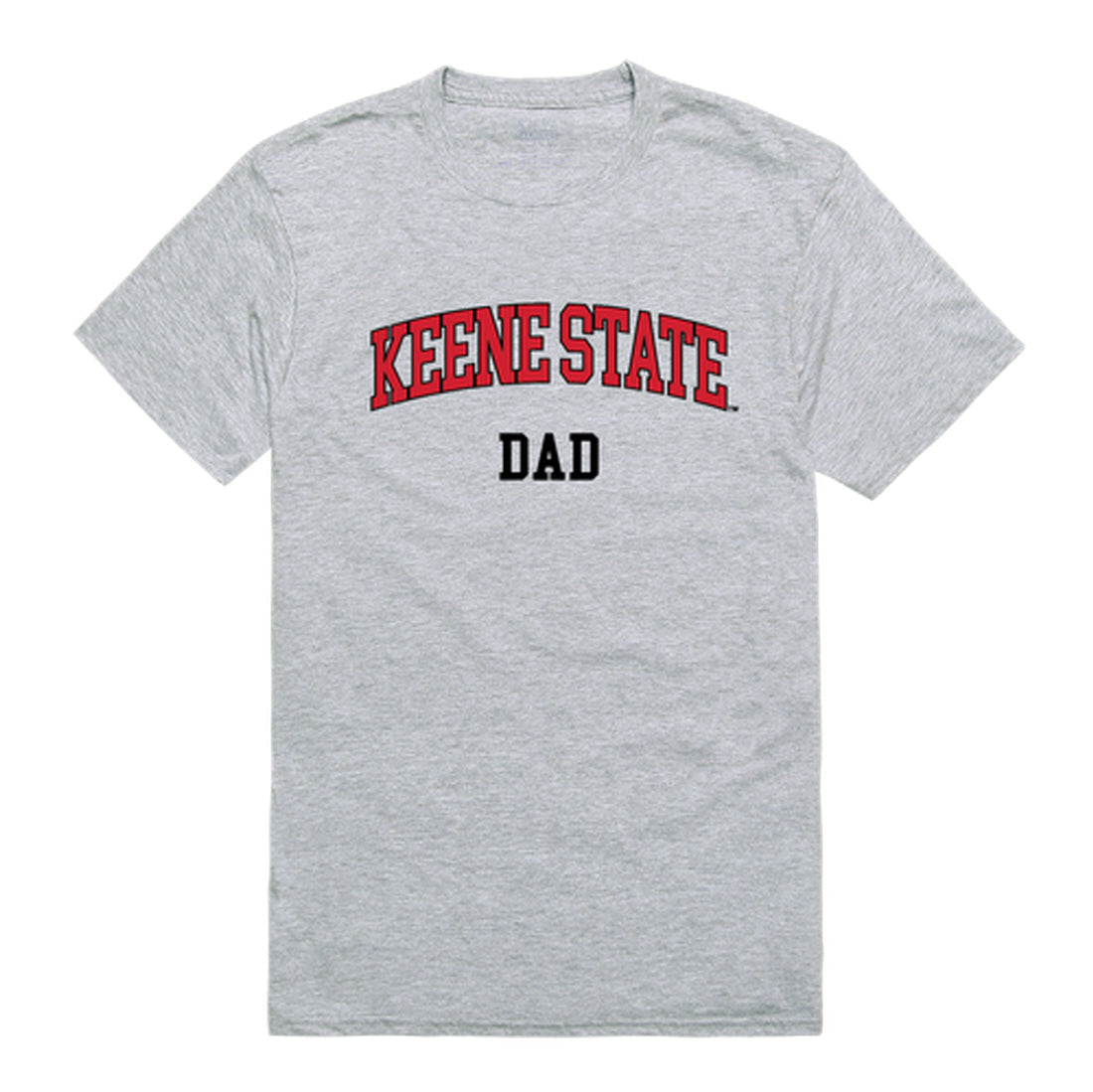 Keene State College Dad Tee T-Shirt - Heather Grey, Small