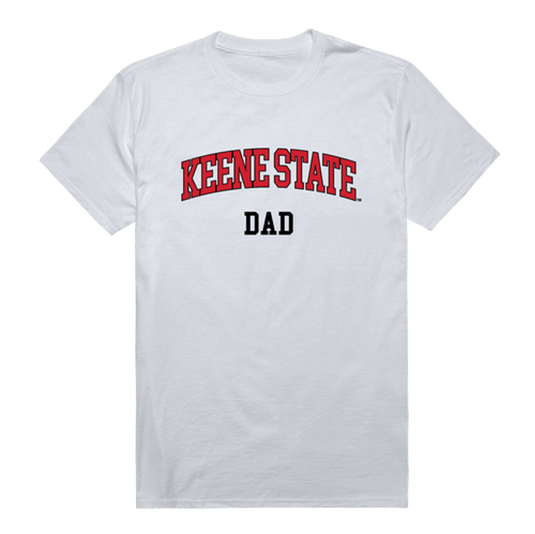 Keene State College Dad Tee T-Shirt - Heather Grey, Small