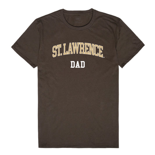 St. Lawrence University Saints Dad Tee T-Shirt - Brown, Small