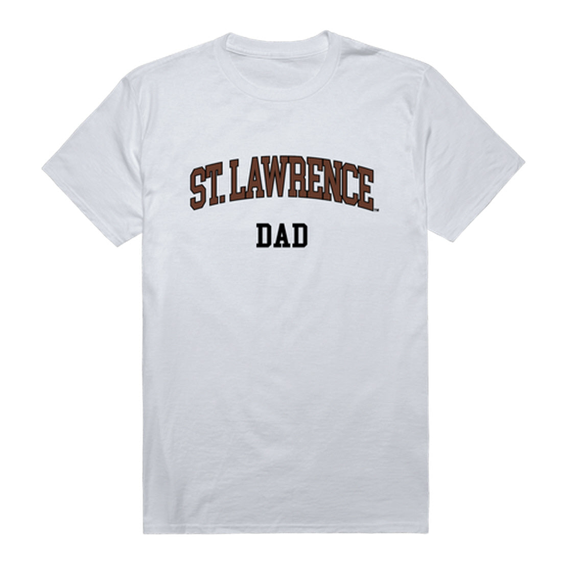 St. Lawrence University Saints Dad Tee T-Shirt - Brown, Small