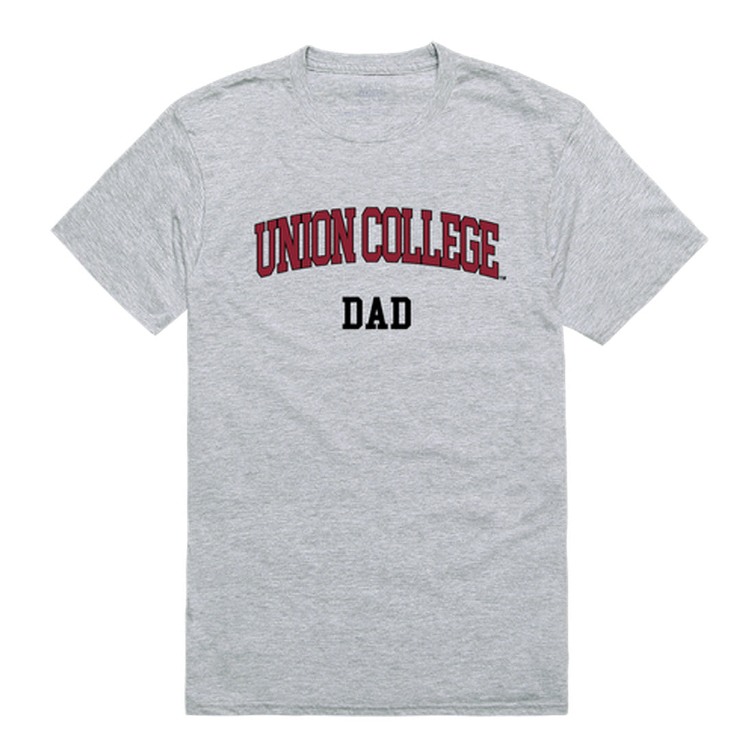 Union College Bulldogs Dad Tee T-Shirt - Heather Grey, Small