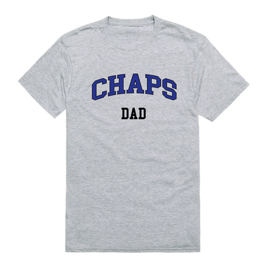 Lubbock Christian Chaparral Dad Tee T-Shirt - Heather Grey, Small