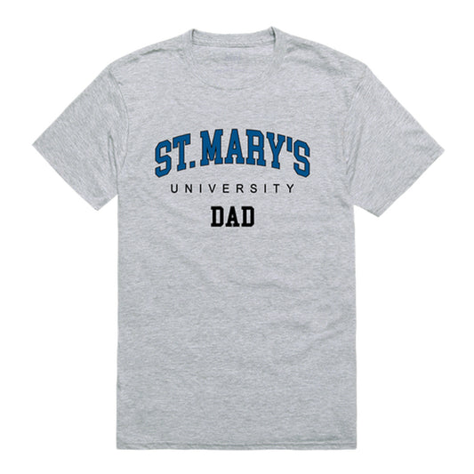 St. Mary's University Rattlers Dad Tee T-Shirt - Heather Grey, Small