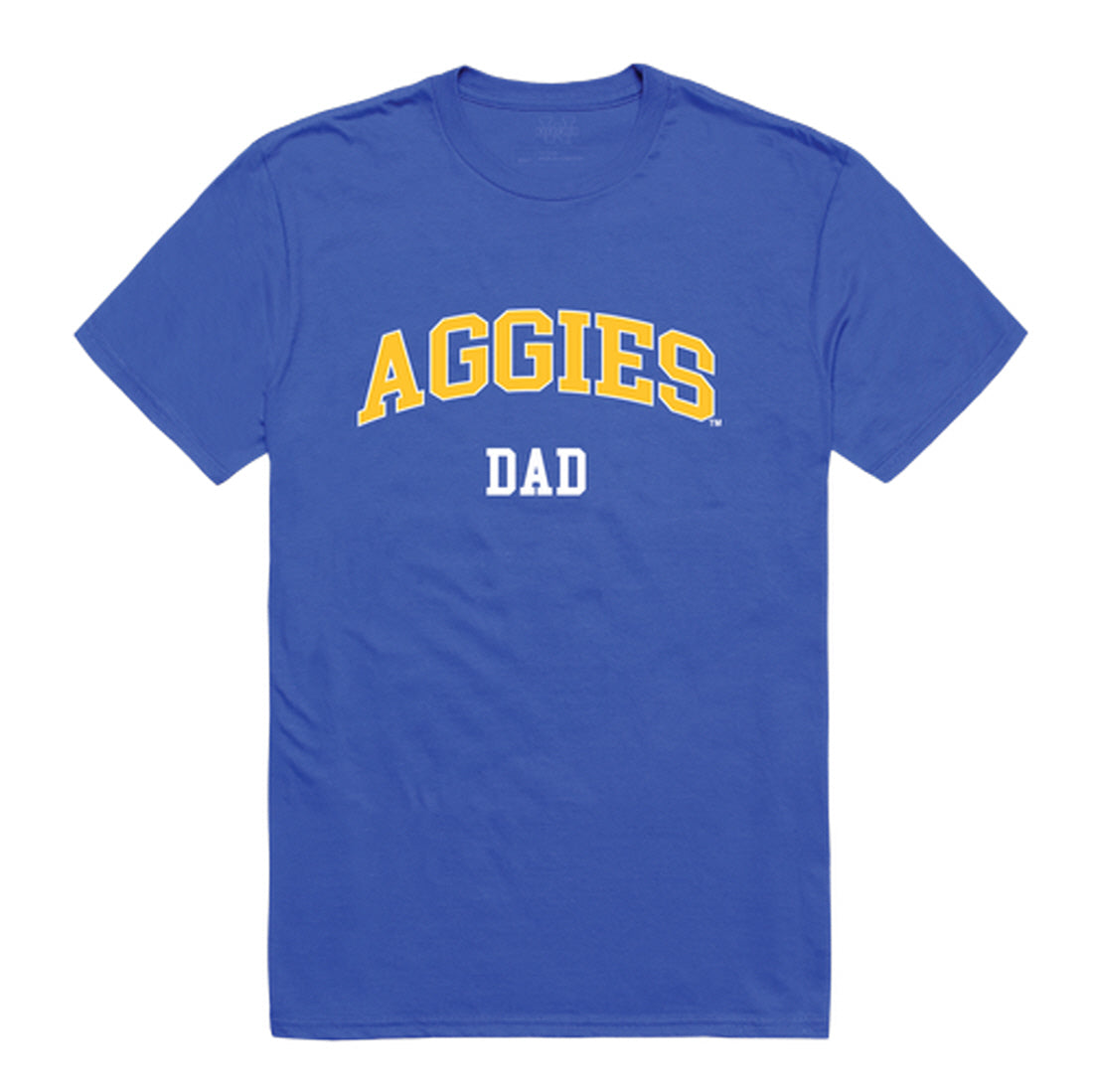 North Carolina A&T State University Aggies Dad Tee T-Shirt - Heather Grey, Small