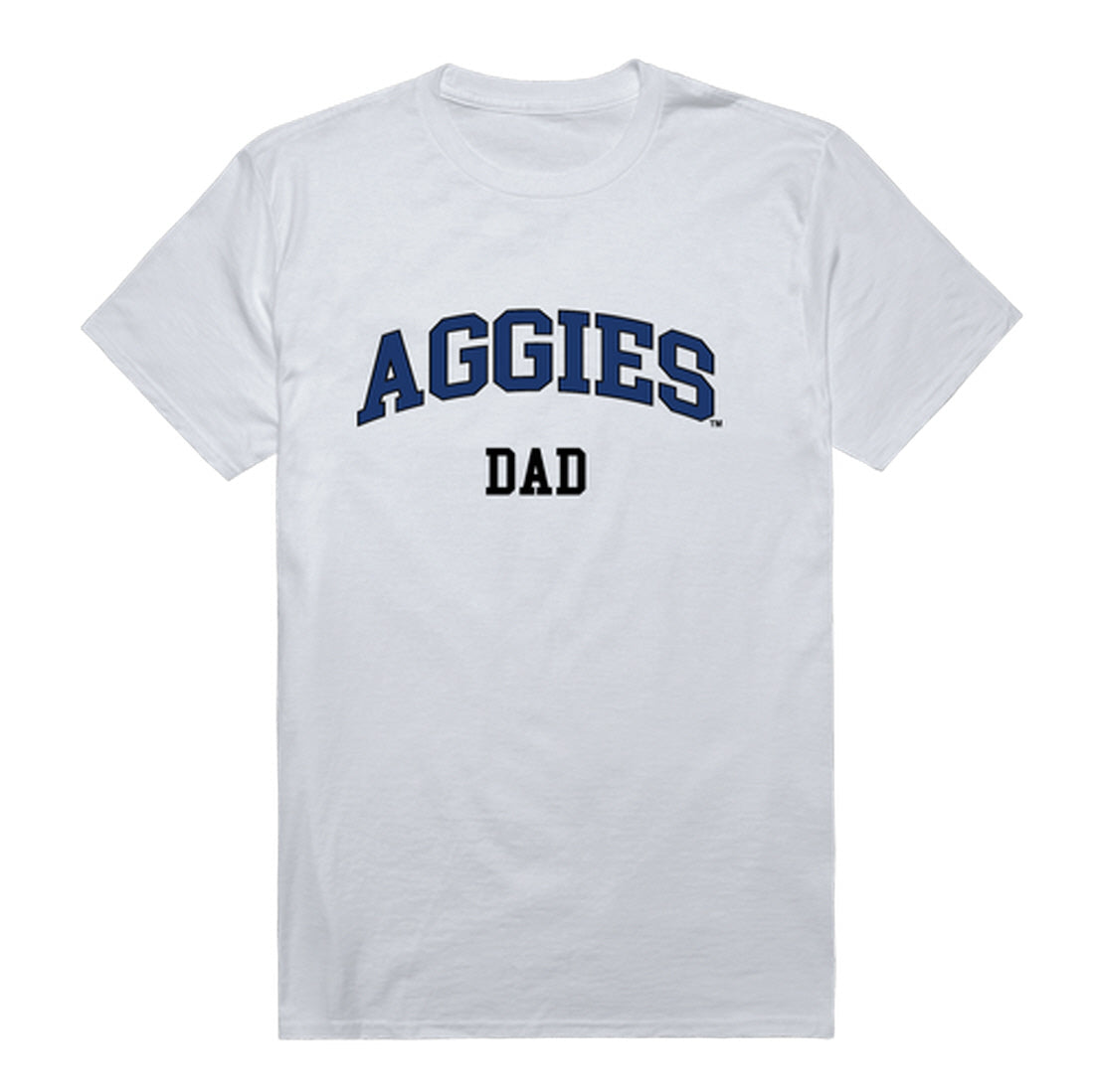 North Carolina A&T State University Aggies Dad Tee T-Shirt - Heather Grey, Small