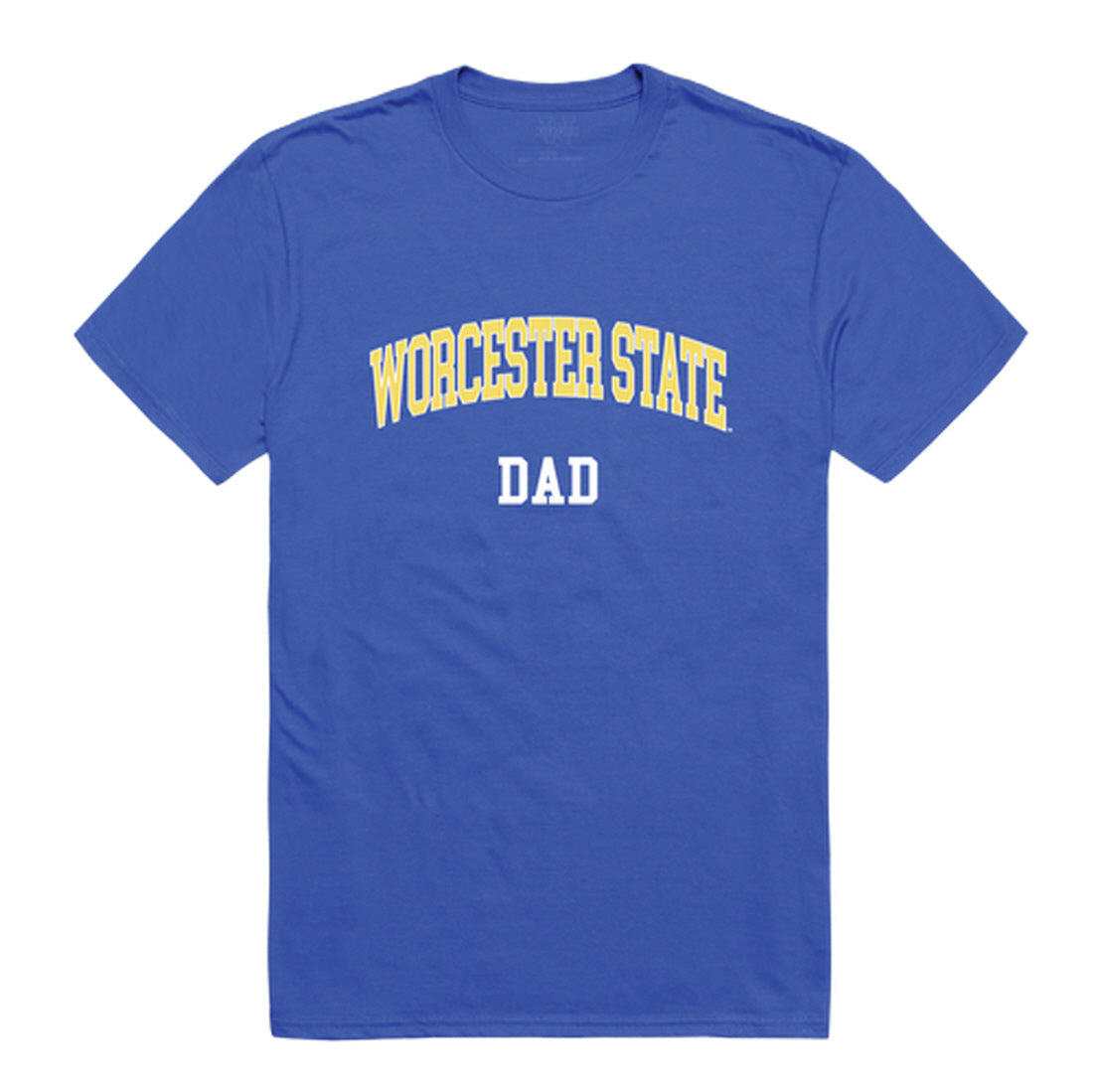 Worcester State University Lancers Dad Tee T-Shirt - Heather Grey, Small