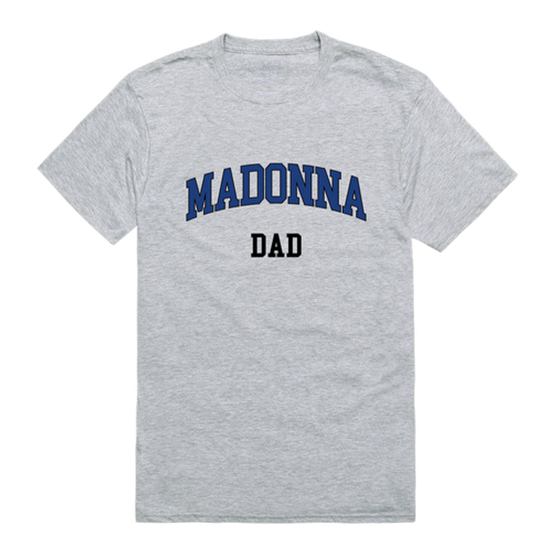 Madonna University Crusaders Dad Tee T-Shirt - Heather Grey, Small