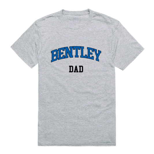 Bentley University Falcons Dad Tee T-Shirt - Heather Grey, Small