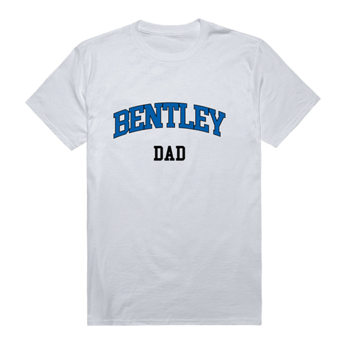 Bentley University Falcons Dad Tee T-Shirt - Heather Grey, Small