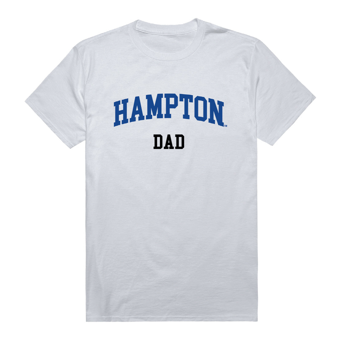 Hampton University Pirates Dad Tee T-Shirt - Heather Grey, Small