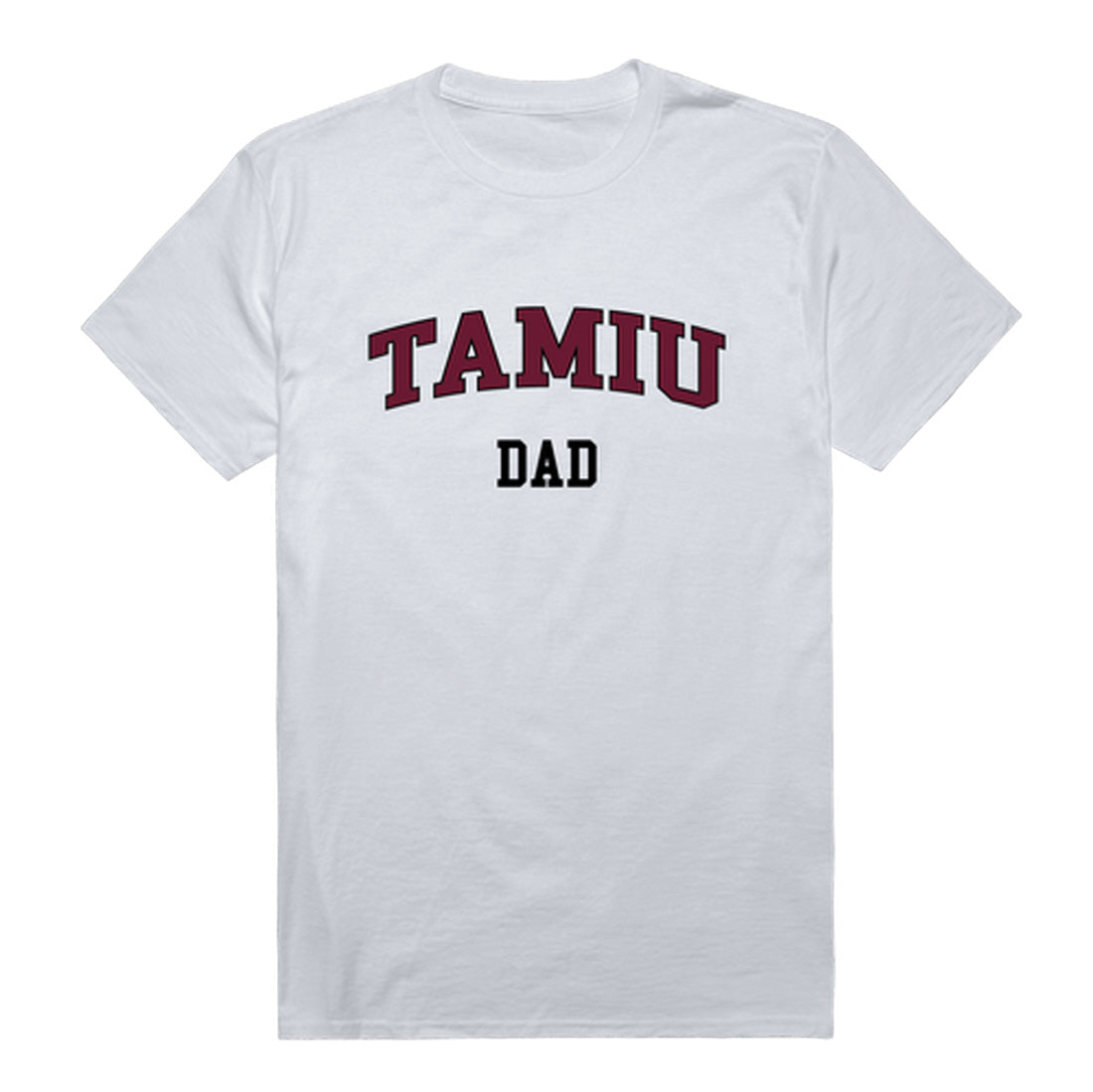 Texas A&M International University Dustdevils Dad Tee T-Shirt - Heather Grey, Small