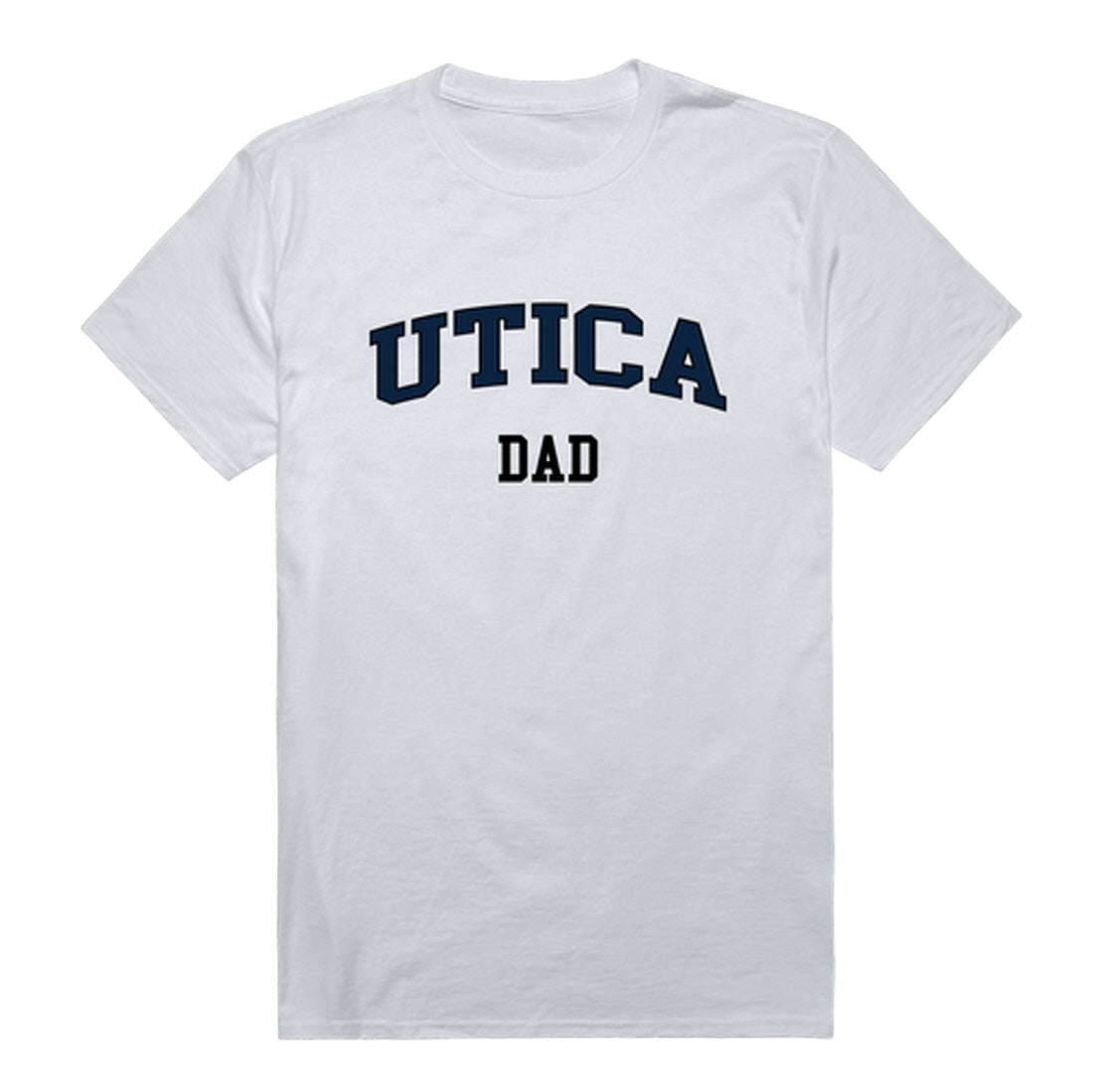 Utica College Pioneers Dad Tee T-Shirt - Heather Grey, Small