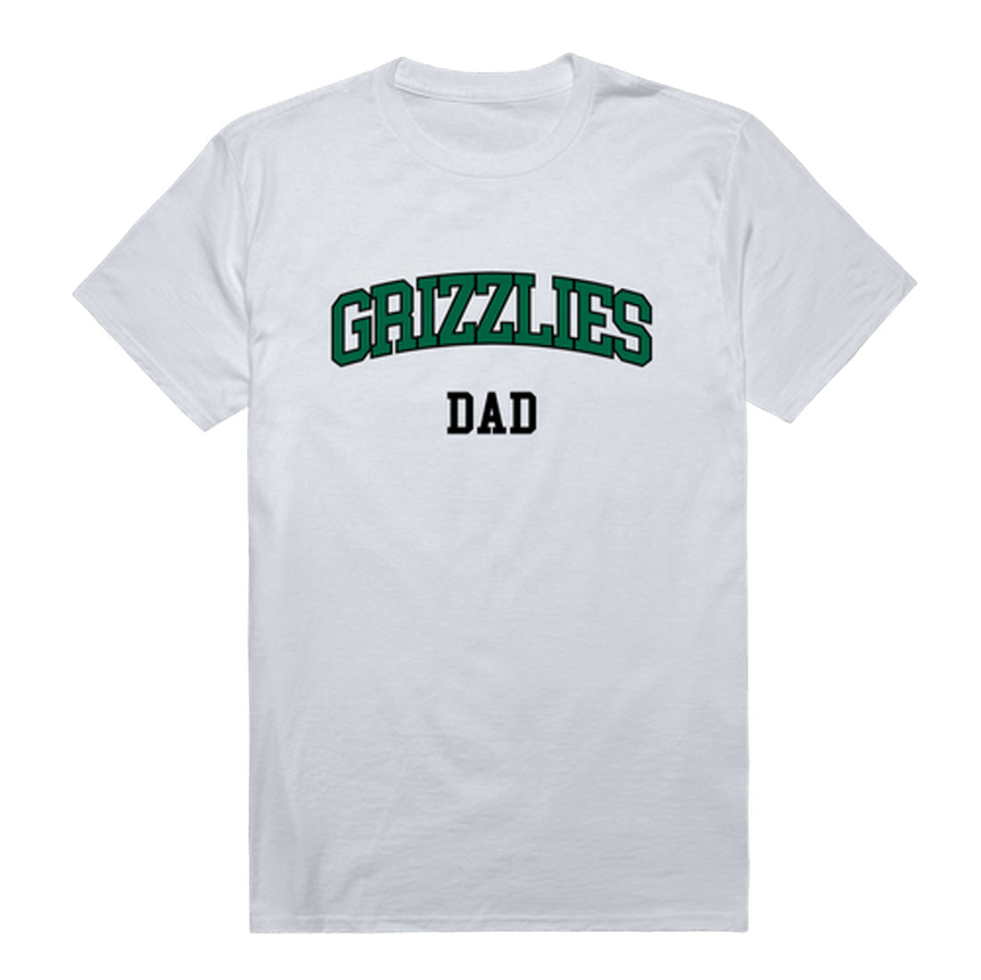 Georgia Gwinnett College Grizzlies Dad Tee T-Shirt - Forest Green, Small