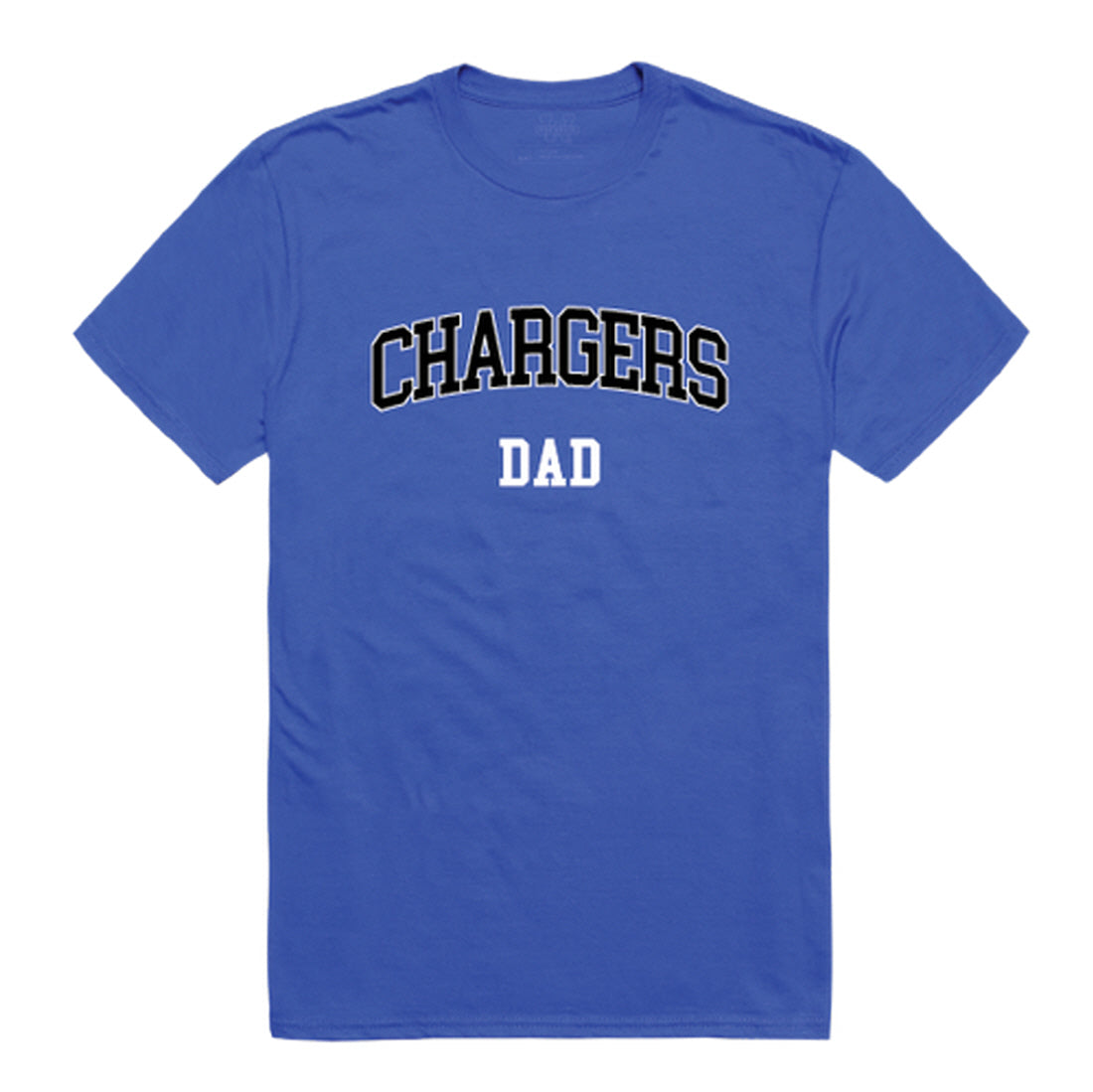 University of Alabama Huntsville Chargers Dad Tee T-Shirt - Heather Grey, Small