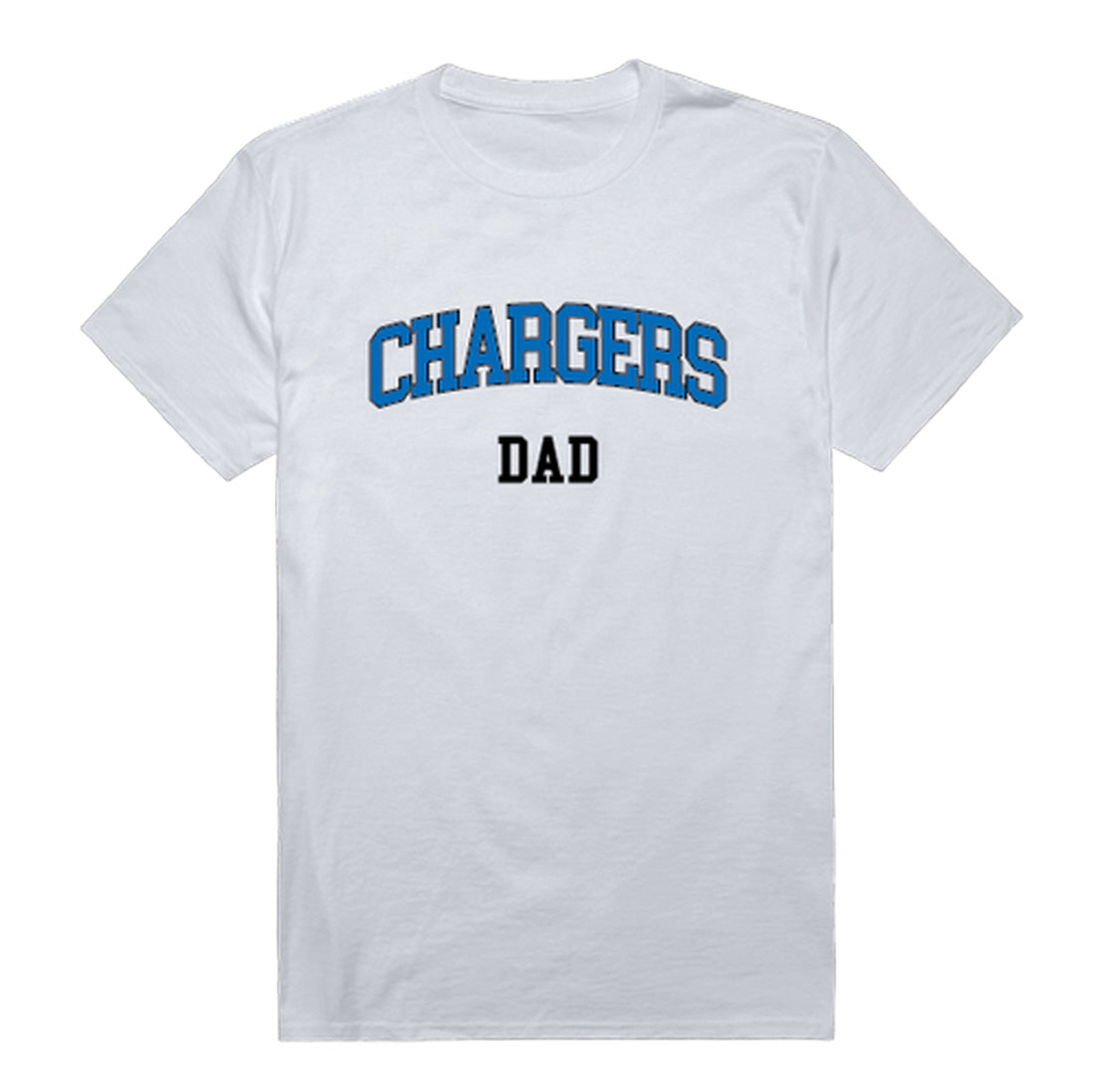 University of Alabama Huntsville Chargers Dad Tee T-Shirt - Heather Grey, Small