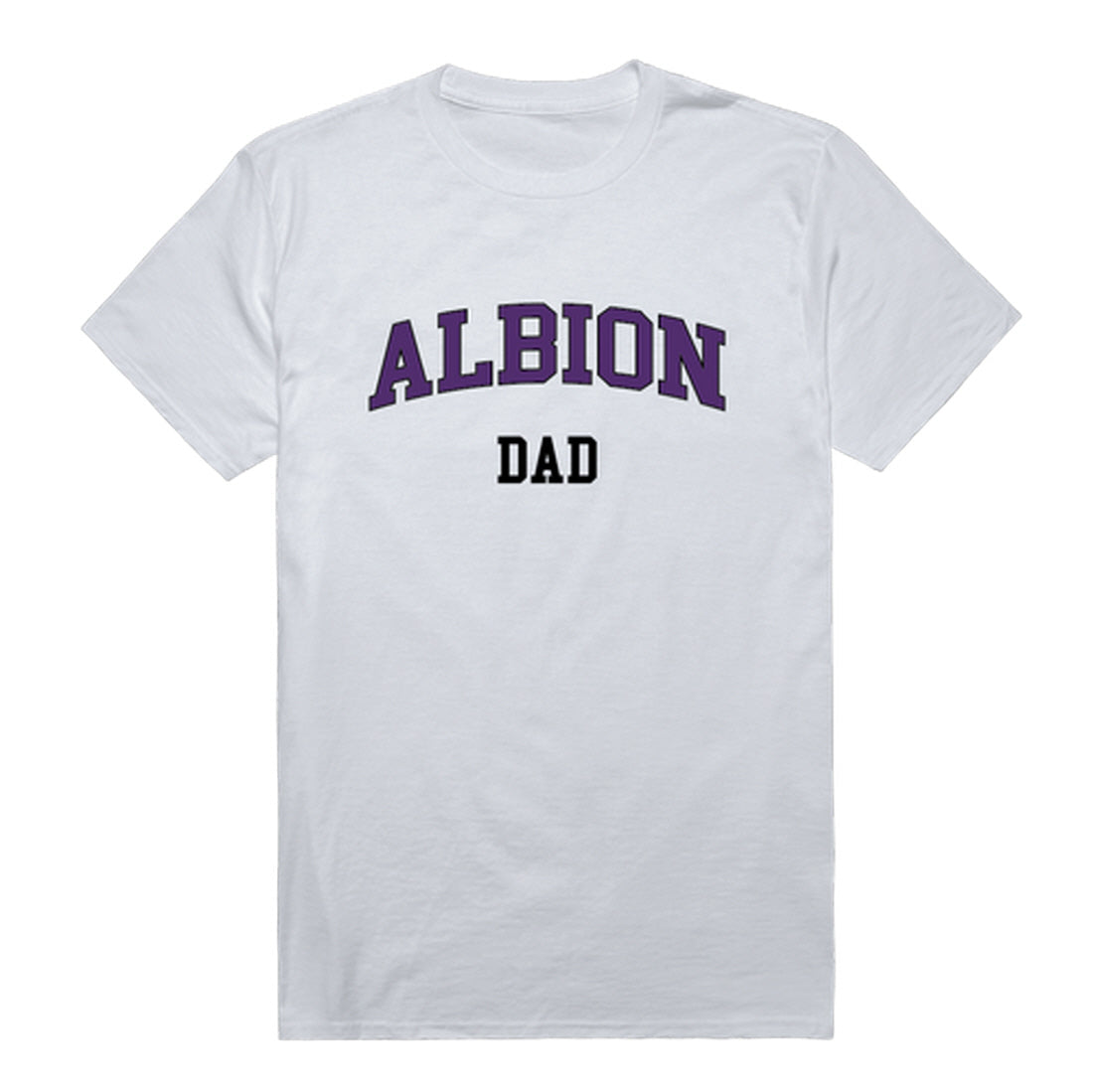 Albion College Britons Dad Tee T-Shirt - Heather Grey, Small