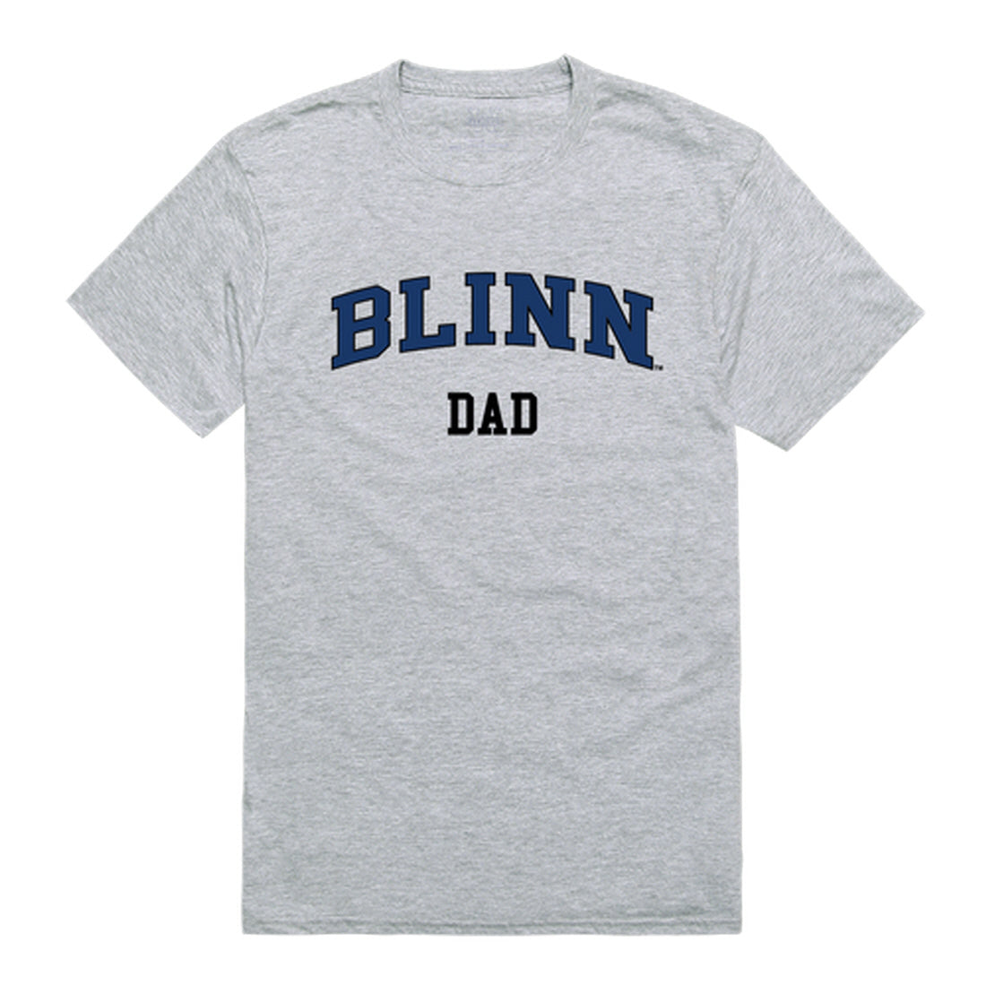 Blinn Buccaneers Dad Tee T-Shirt - Heather Grey, Small