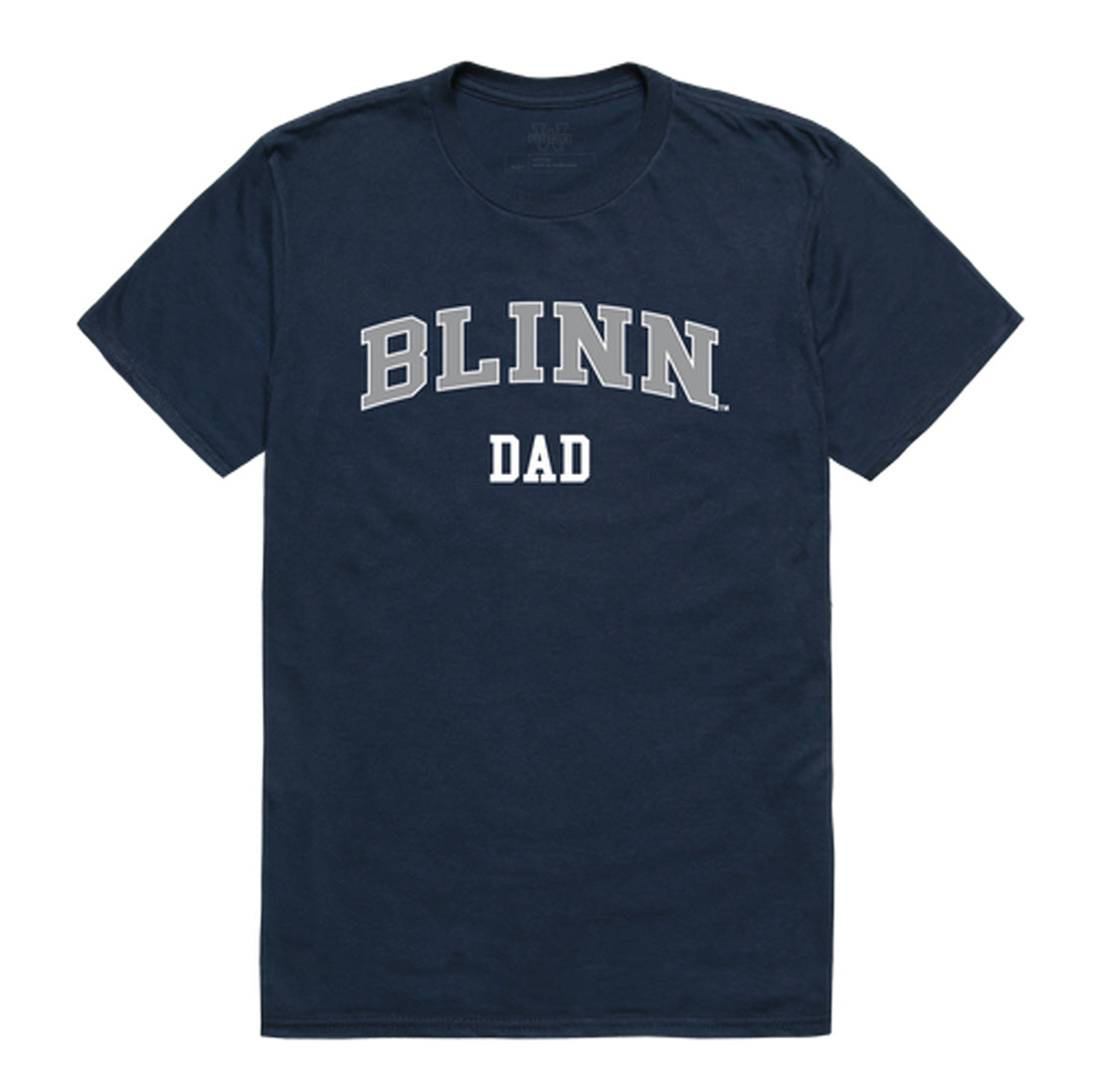 Blinn Buccaneers Dad Tee T-Shirt - Heather Grey, Small