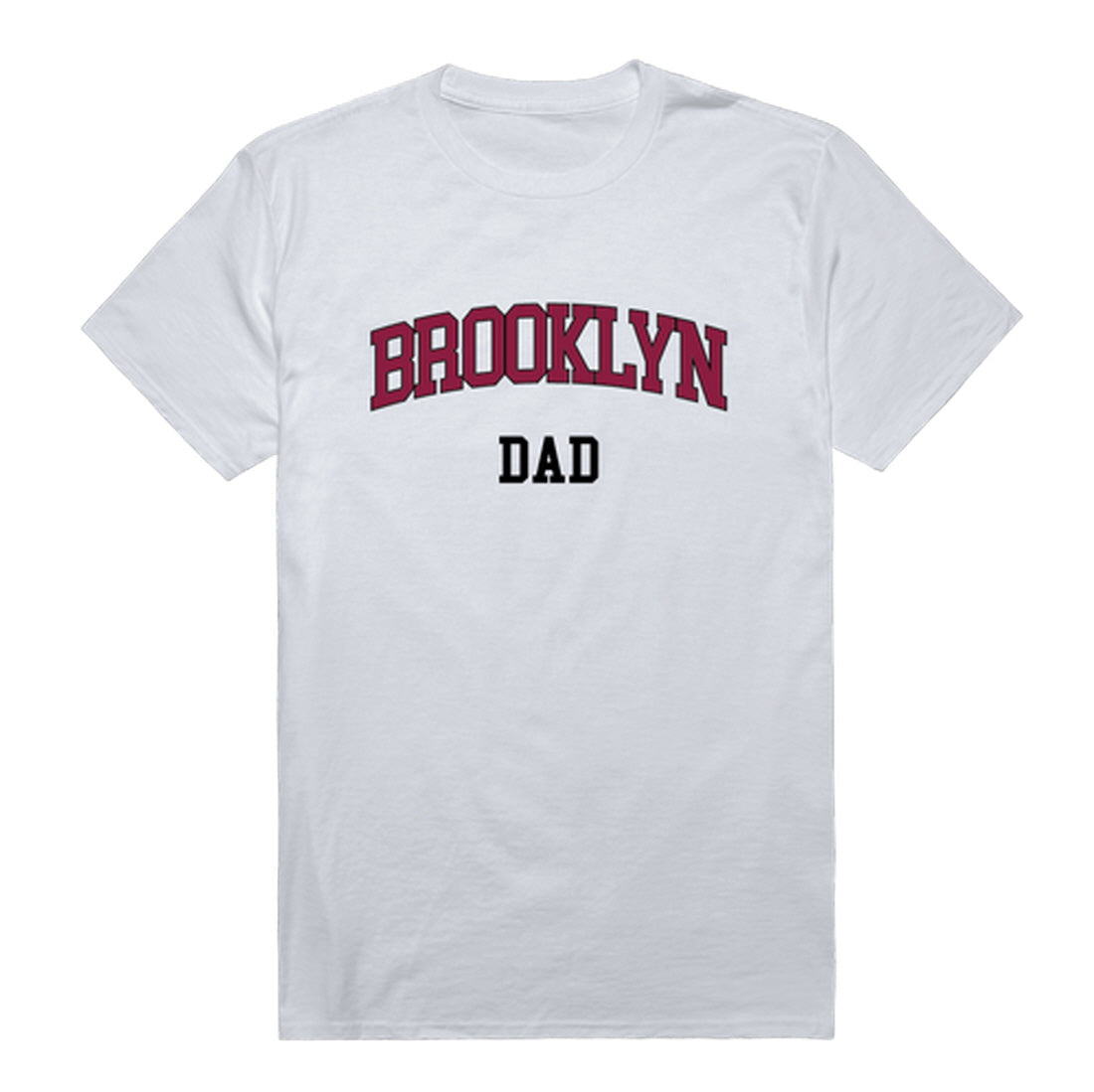 Brooklyn College Bulldogs Dad Tee T-Shirt - Heather Grey, Small