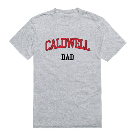 Caldwell University Cougars Dad Tee T-Shirt - Heather Grey, Small