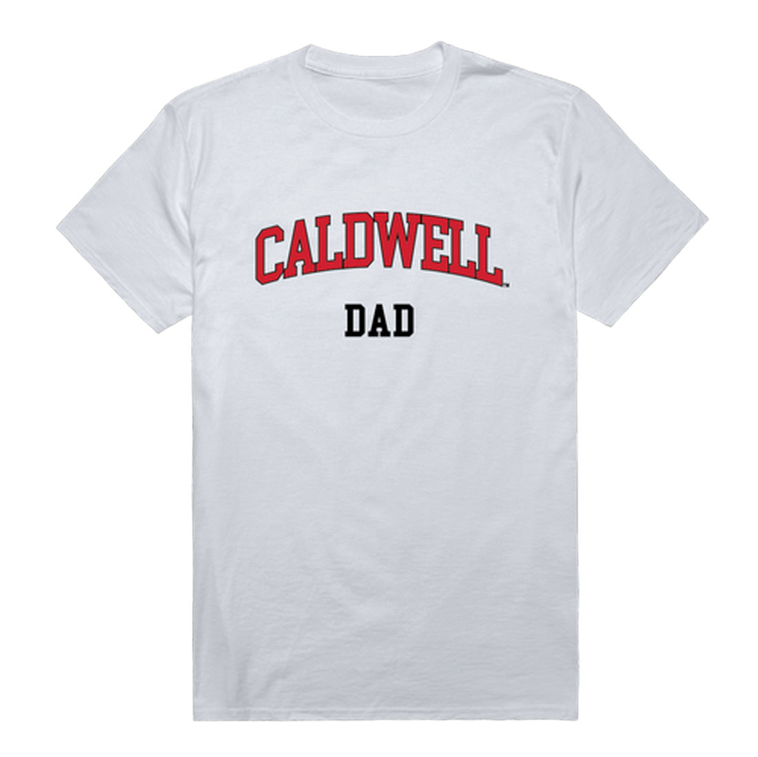 Caldwell University Cougars Dad Tee T-Shirt - Heather Grey, Small