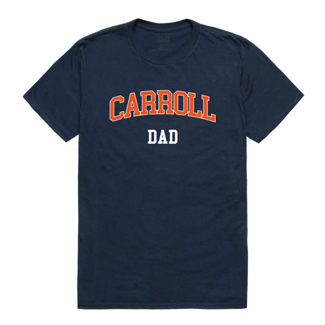 Carroll University Pioneers Dad Tee T-Shirt - Heather Grey, Small