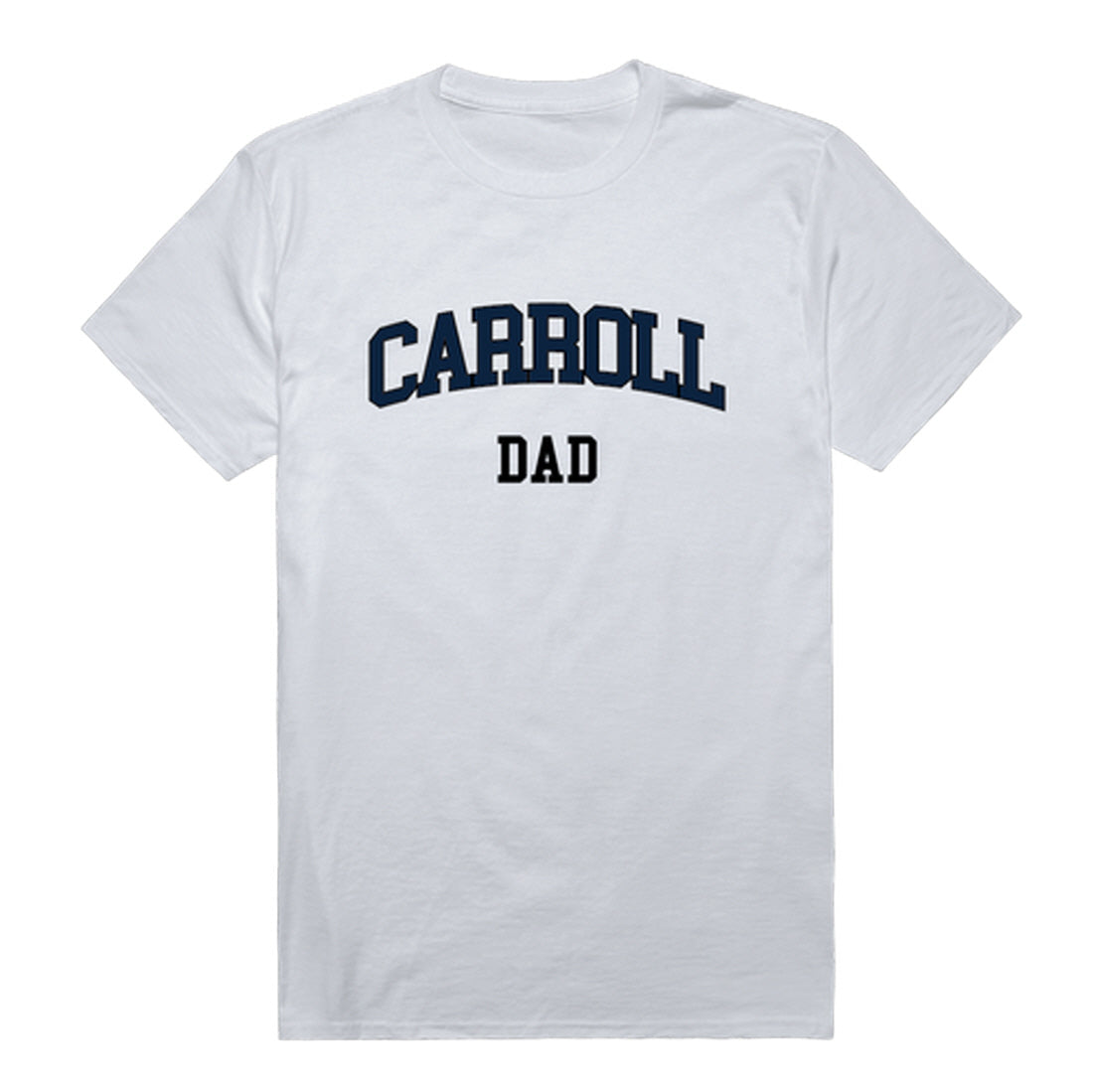 Carroll University Pioneers Dad Tee T-Shirt - Heather Grey, Small