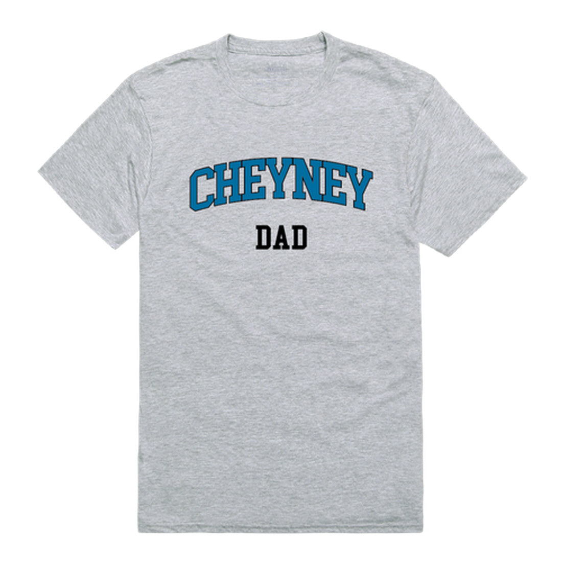 Cheyney University of Pennsylvania Wolves Dad Tee T-Shirt - Heather Grey, Small