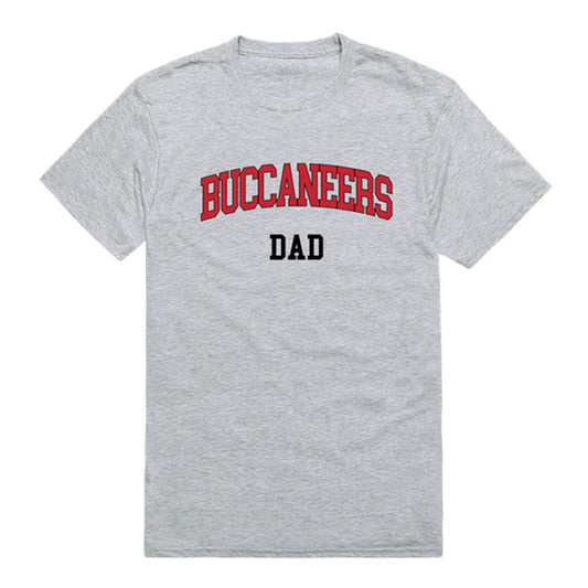 Christian Brothers University Buccaneers Dad Tee T-Shirt - Heather Grey, Small