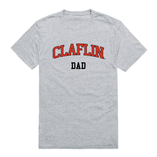 Claflin University Panthers Dad Tee T-Shirt - Heather Grey, Small