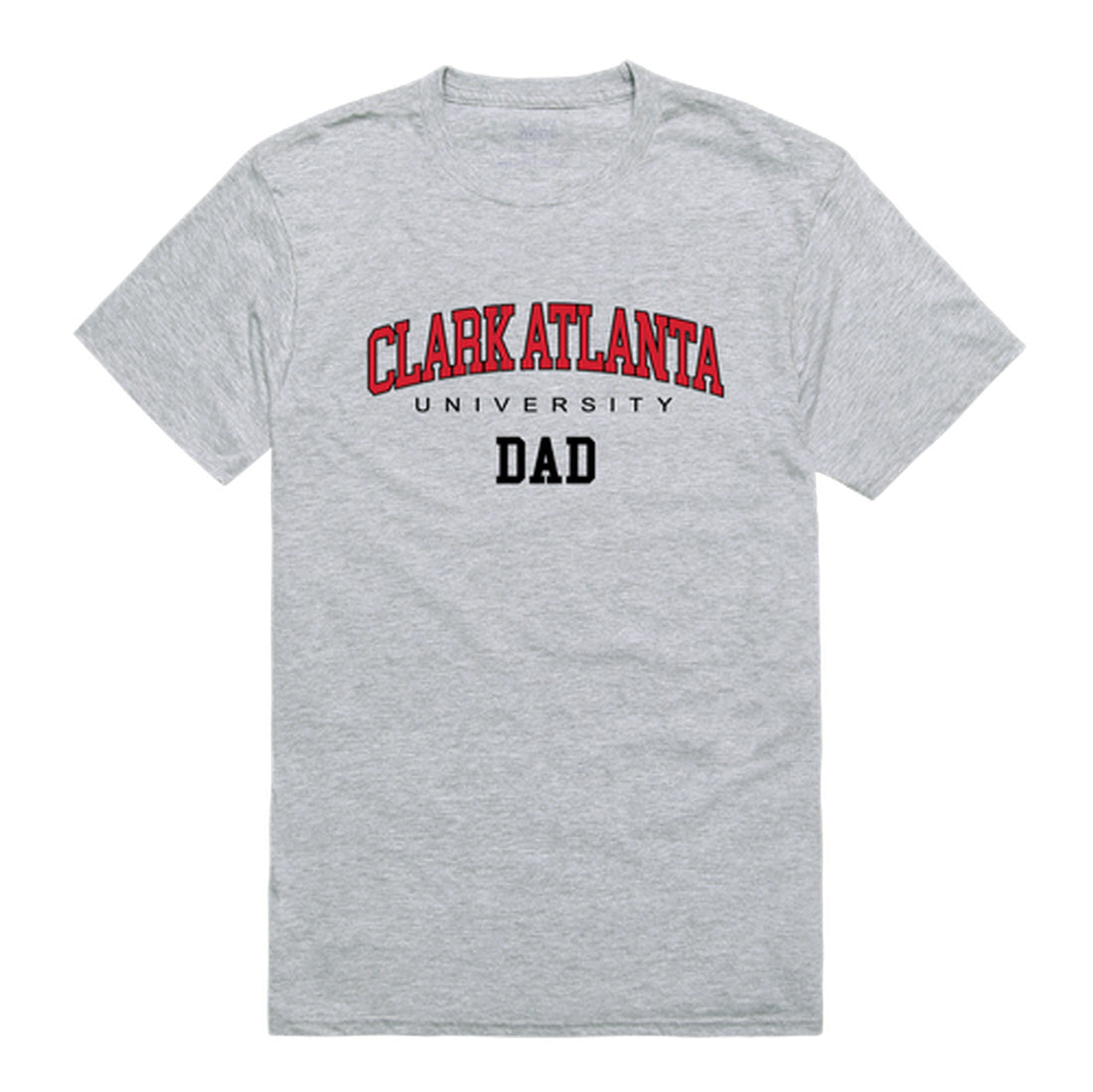 Clark Atlanta University Panthers Dad Tee T-Shirt - Heather Grey, Small