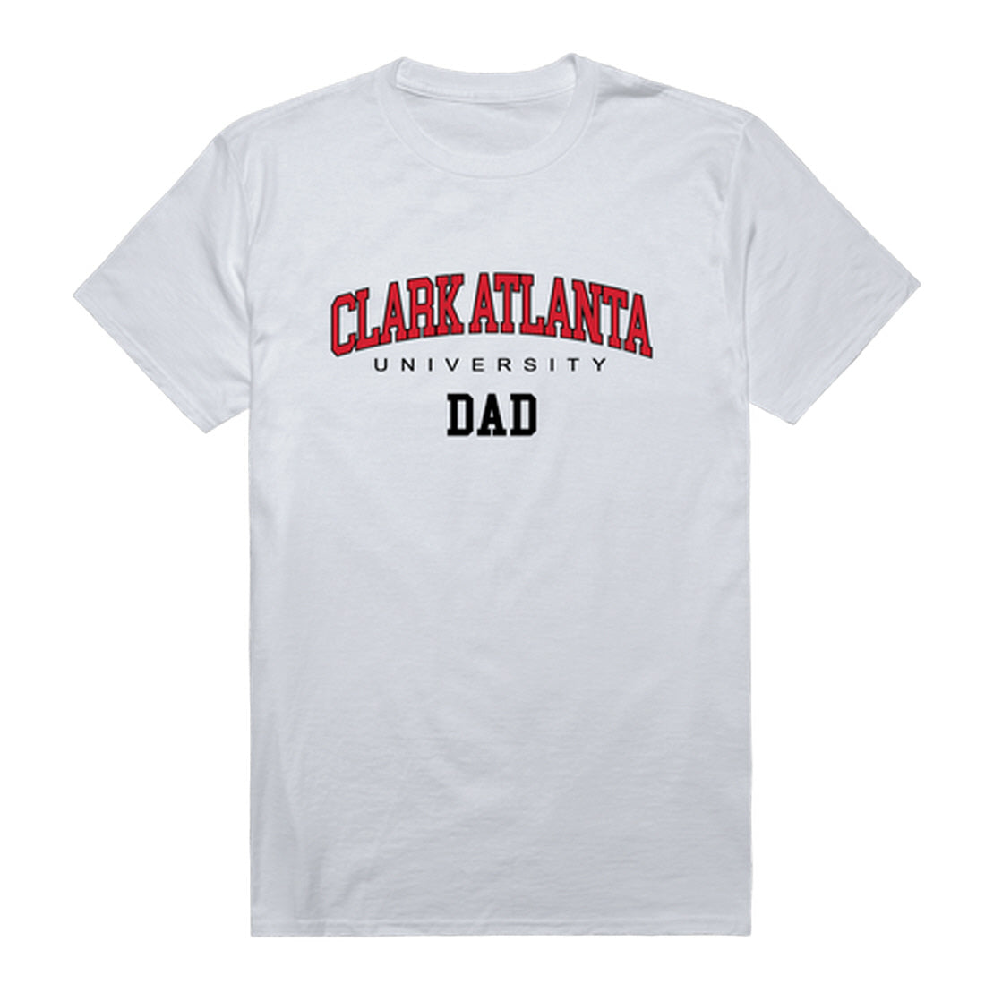 Clark Atlanta University Panthers Dad Tee T-Shirt - Heather Grey, Small