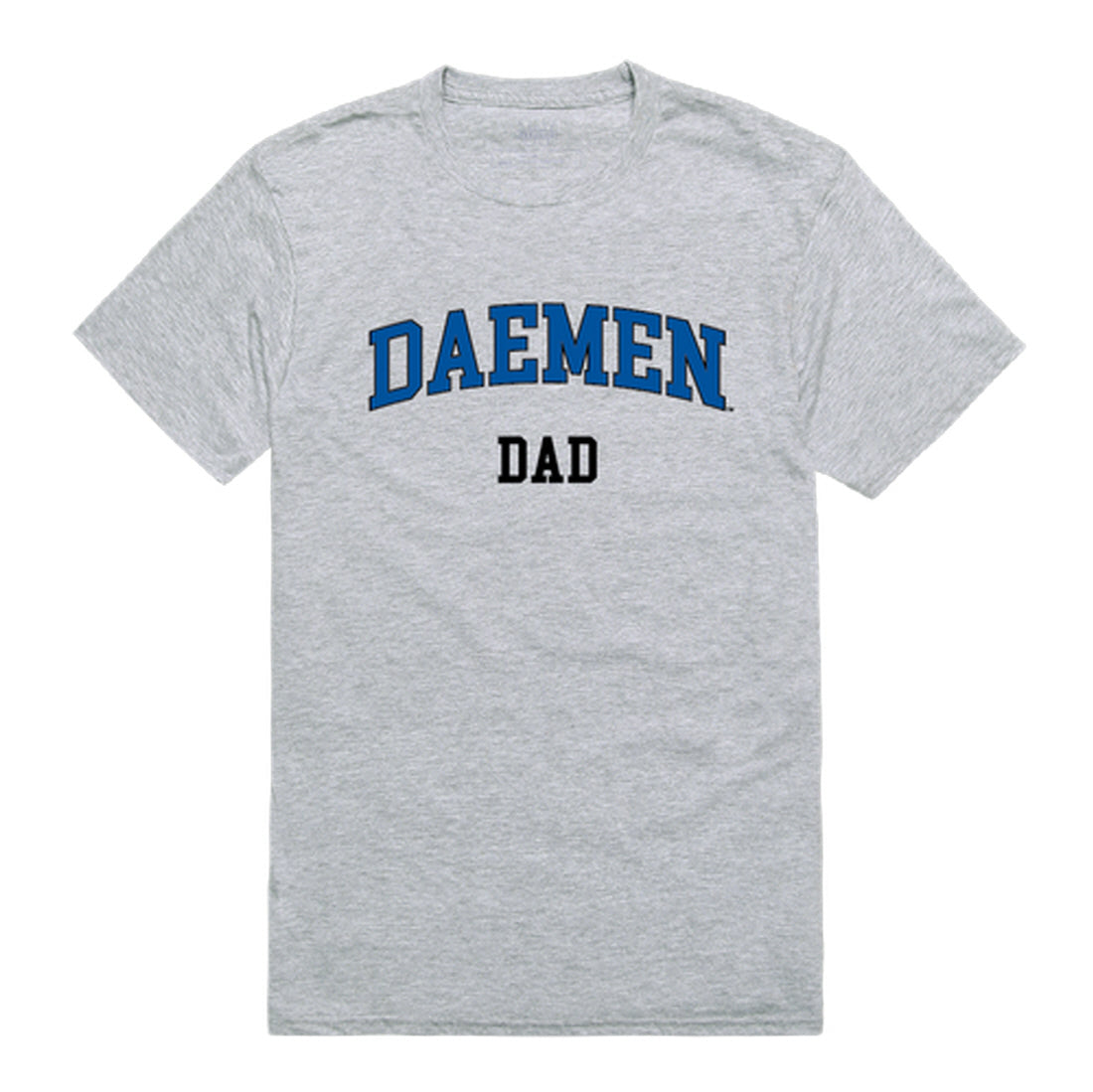 Daemen College Wildcats Dad Tee T-Shirt - Heather Grey, Small