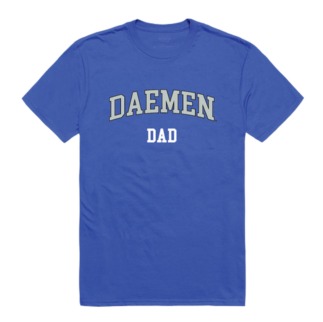 Daemen College Wildcats Dad Tee T-Shirt - Heather Grey, Small