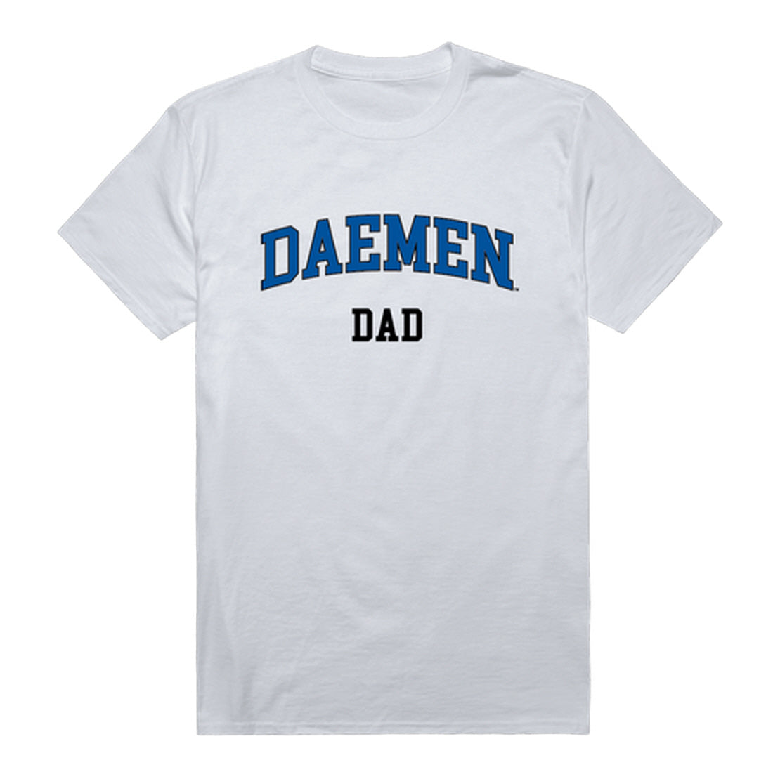 Daemen College Wildcats Dad Tee T-Shirt - Heather Grey, Small