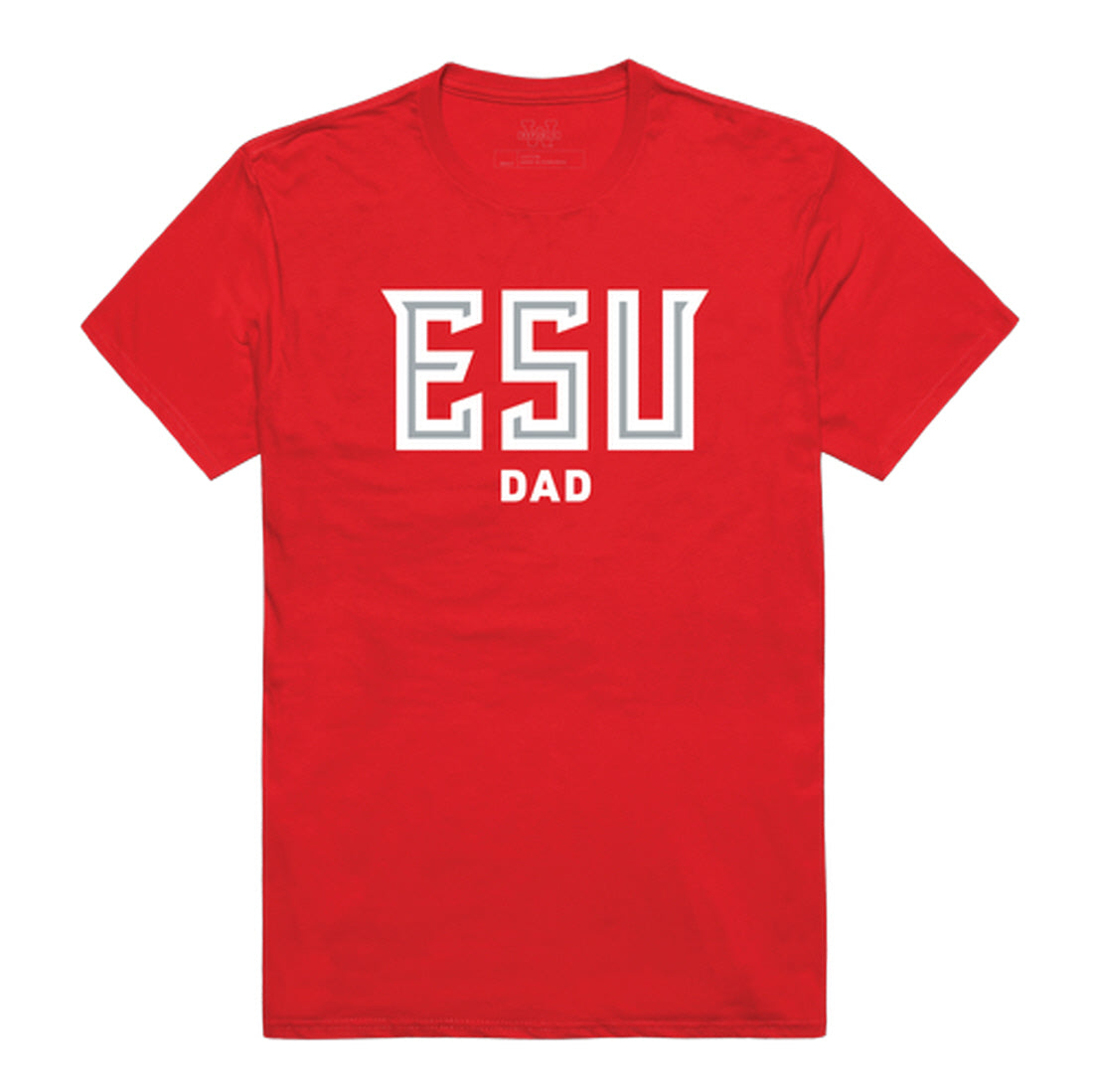 East Stroudsburg Warriors Dad Tee T-Shirt - Heather Grey, Small