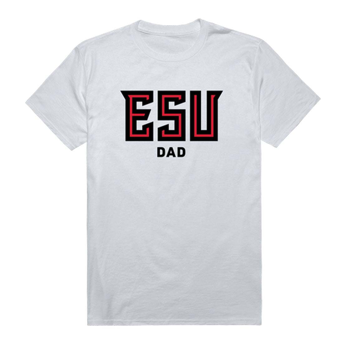 East Stroudsburg Warriors Dad Tee T-Shirt - Heather Grey, Small