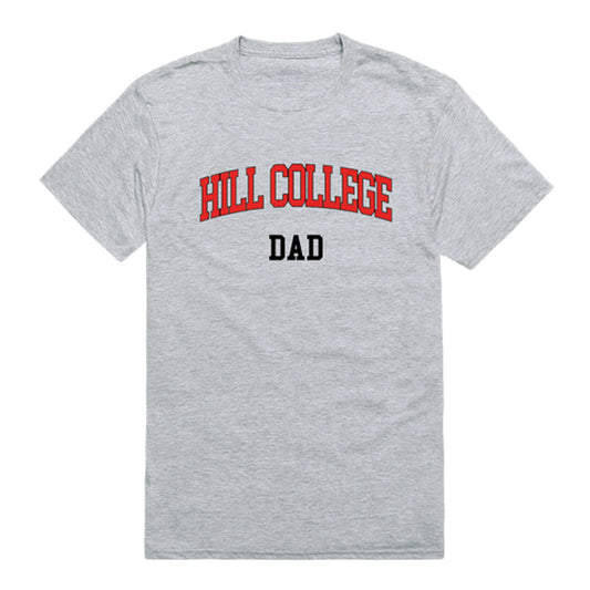 Hill College Rebels Rebels Dad Tee T-Shirt - Heather Grey, Small