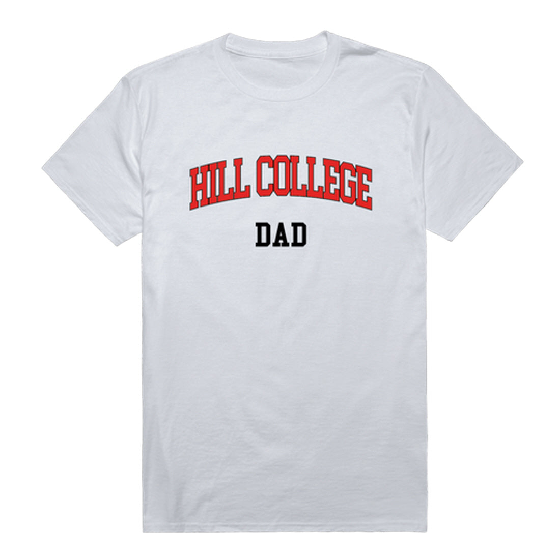 Hill College Rebels Rebels Dad Tee T-Shirt - Heather Grey, Small