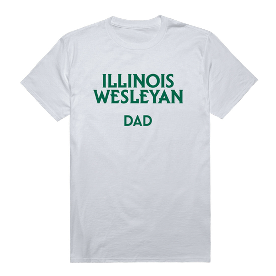 Illinois Wesleyan University Titans Dad Tee T-Shirt - Forest Green, Small