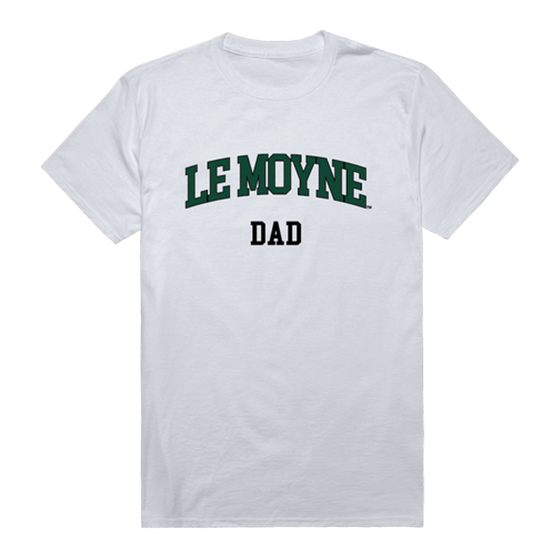 Le Moyne College Dolphins Dad Tee T-Shirt - Forest Green, Small