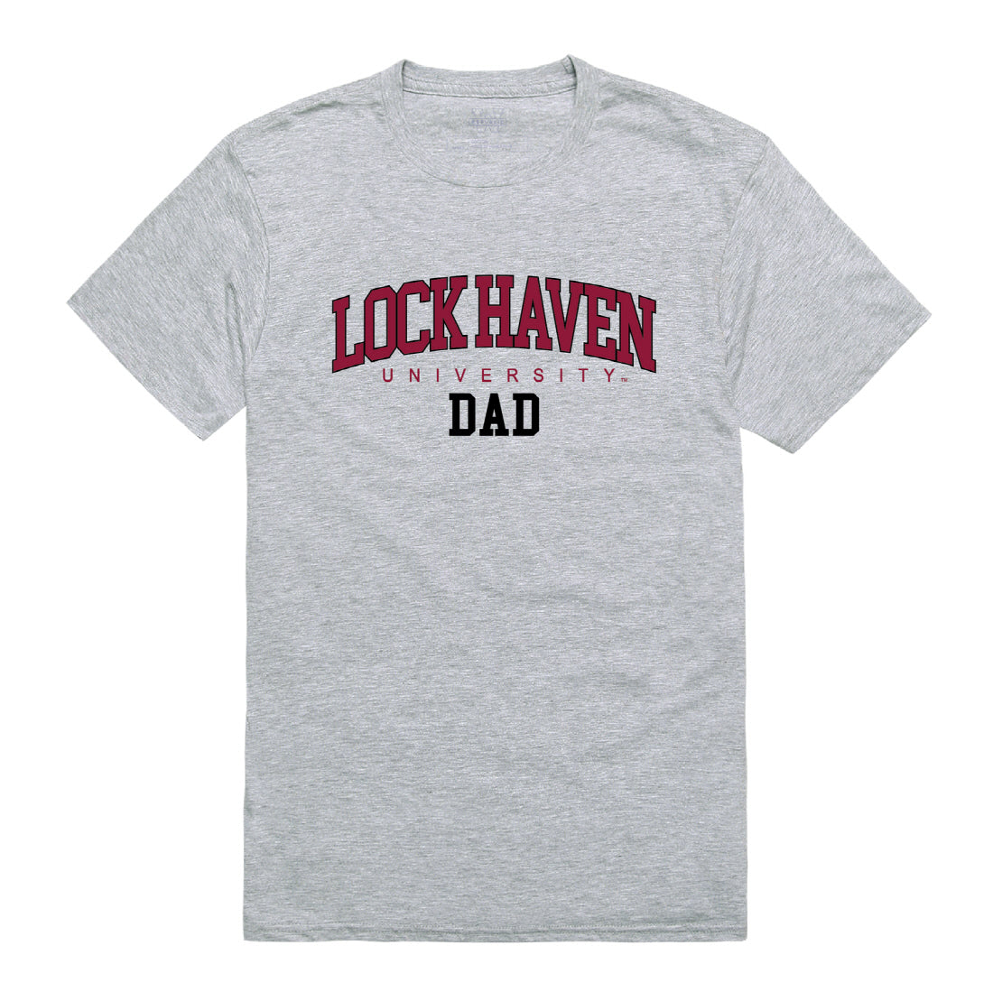 Lock Haven University Bald Eagles Dad Tee T-Shirt - Black, Small