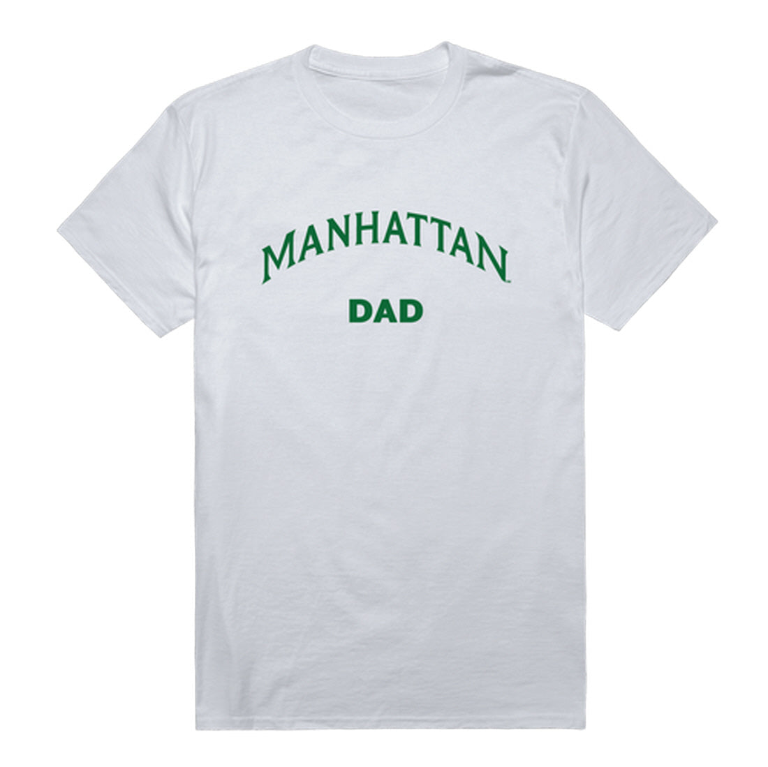 Manhattan Jaspers Dad Tee T-Shirt - Forest Green, Small