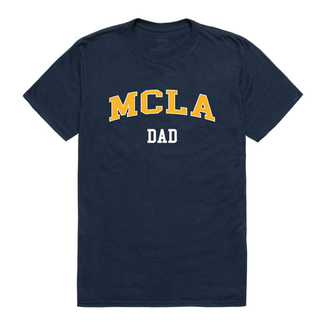 Massachusetts College of Liberal Arts Trailblazers Dad Tee T-Shirt - Heather Grey, Small