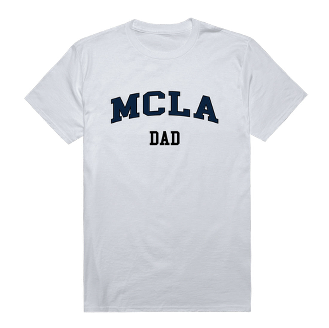 Massachusetts College of Liberal Arts Trailblazers Dad Tee T-Shirt - Heather Grey, Small